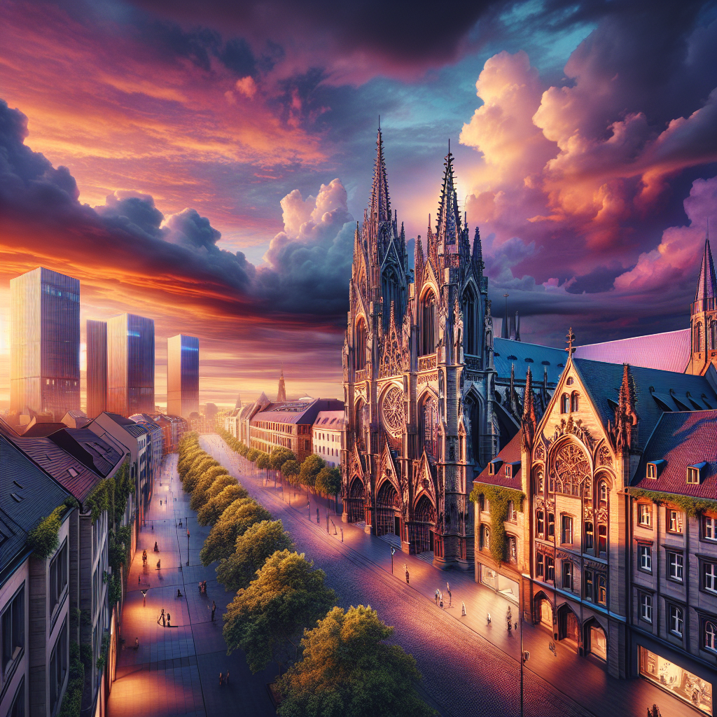 Gothic Dreams in a Modern Cityscape