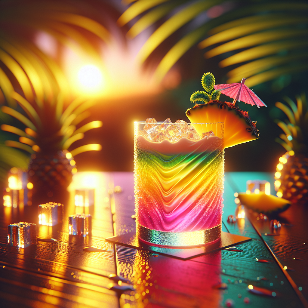 Tropical Sunset Cocktails