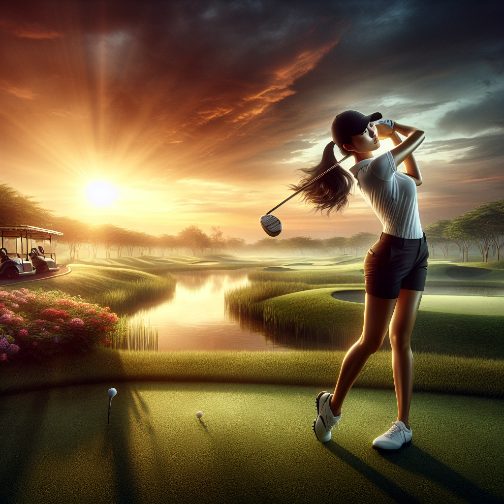 The Perfect Swing at Sunset