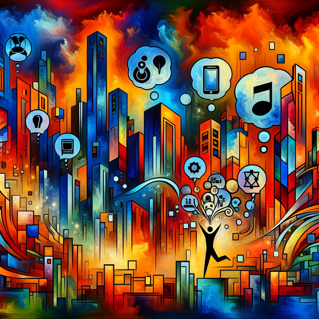 Vibrant Echoes of Urban Dreams