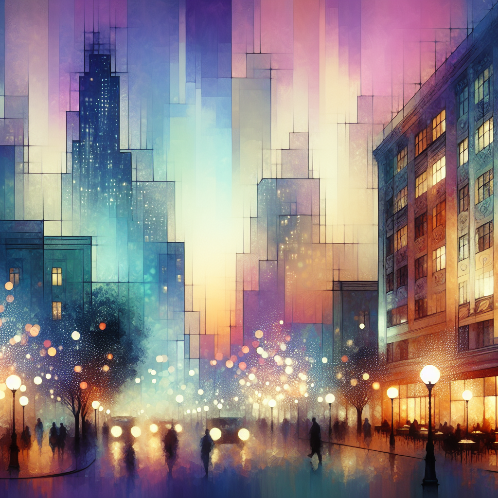 Whispers of the City: An Impressionist Dream