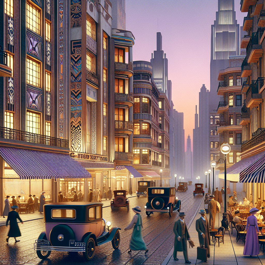 Deco Dreamscape: The Retro City Revival