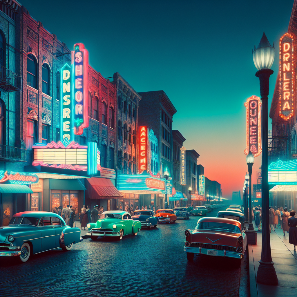 Neon Nostalgia in the Cityscape