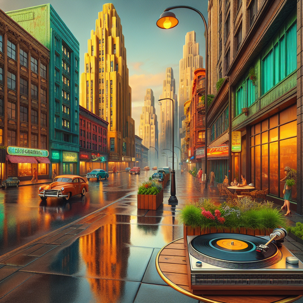 Melodic Echoes of a Retro City