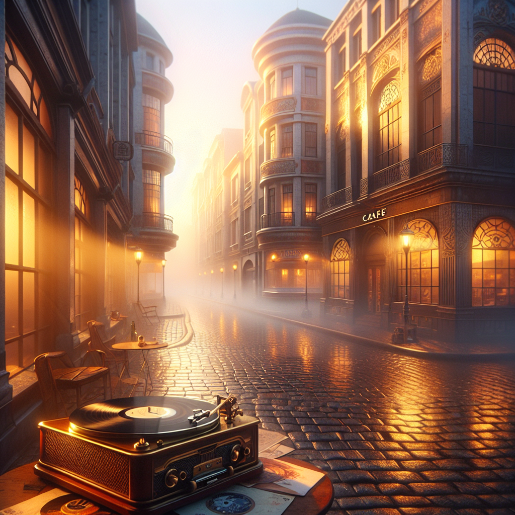 Dawn Melodies: A Retro Urban Oasis