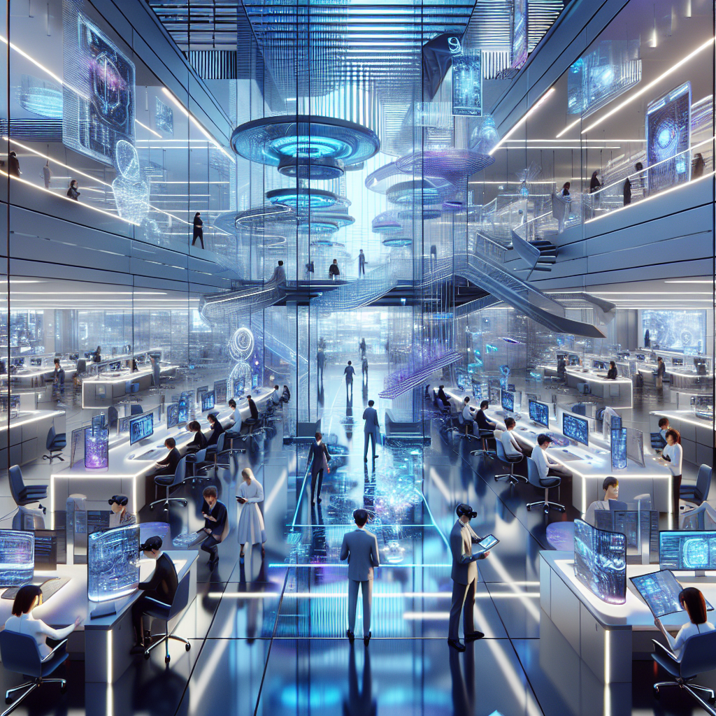 Futuristic Corporate Ecosystem