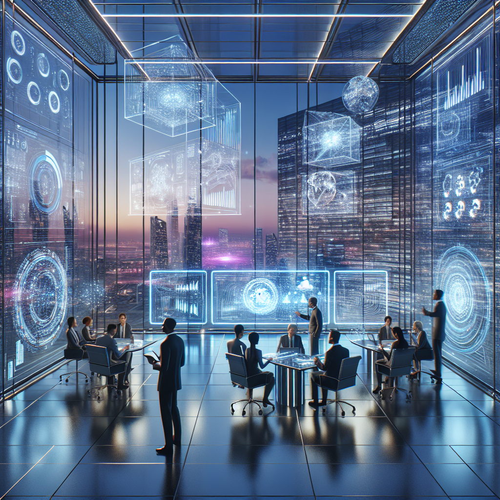 Futuristic Corporate Nexus